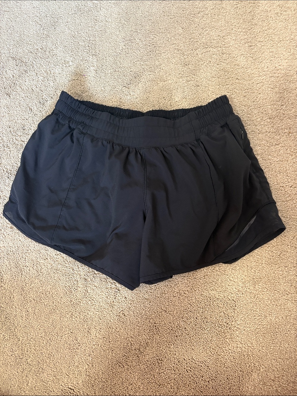 lululemon athletica Black Run/Training Shorts